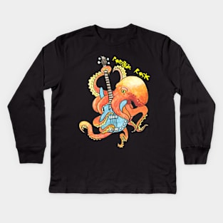 Octopus rock Kids Long Sleeve T-Shirt